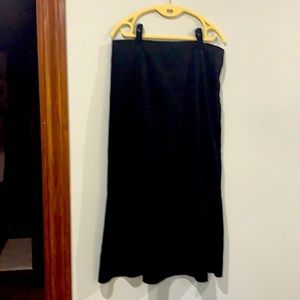 Elementz black maxi skirt Sz L